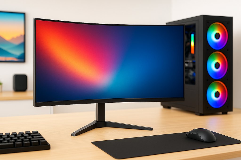 Melhor Monitor Curvo em Junho/2025: Imersão e Conforto Visual