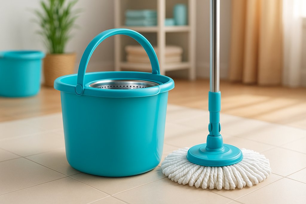 Melhor Mop Giratório com Cesto em Junho/2025: Limpeza Prática e Eficaz